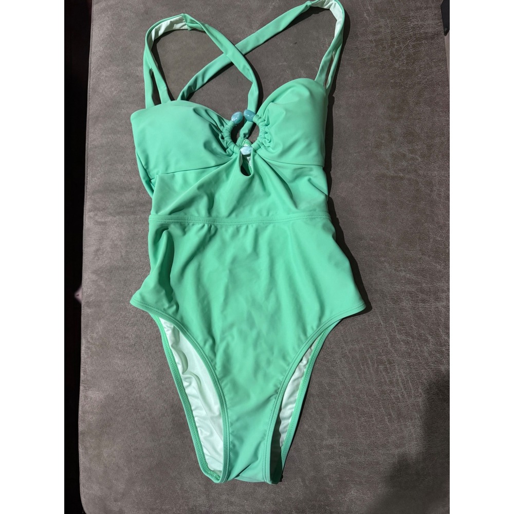 Cupshe NWT Green One Piece Swimsuit Size Medium